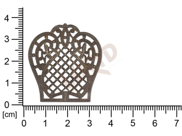 Filigree, fancy shape, other, without  loops, cut-out