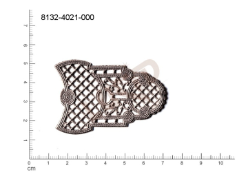 Filigrán, tvarový výlisek, ostatní, 50x35mm, prořezávaný