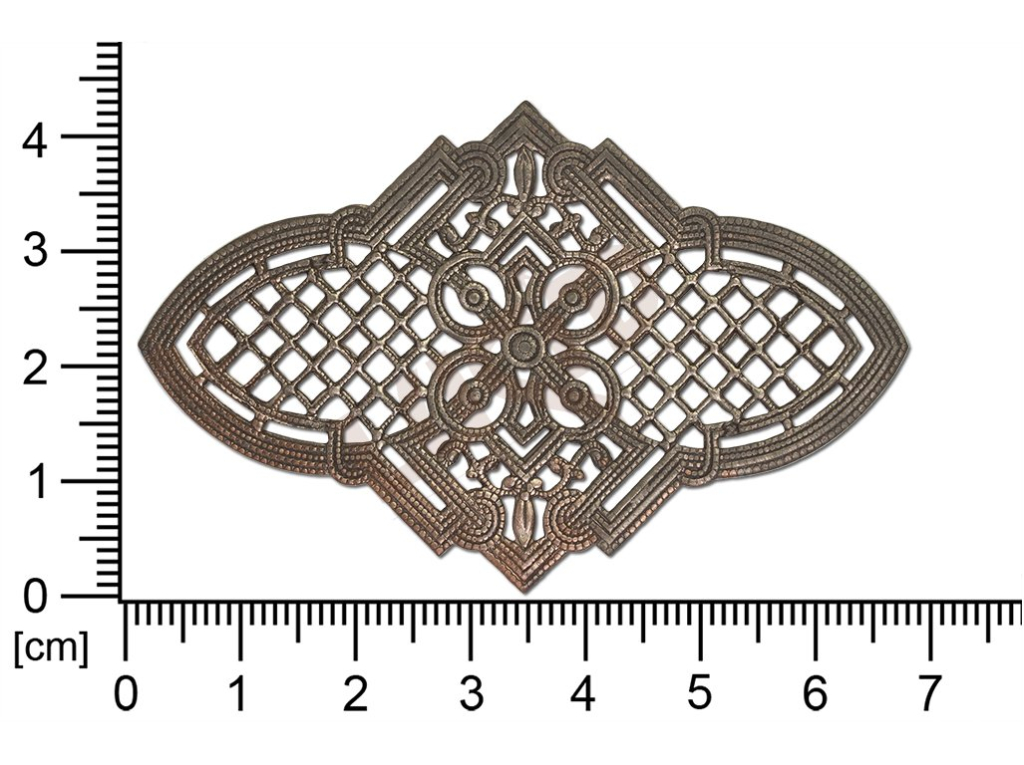 Filigree, fancy shape, other, without  loops, cut-out