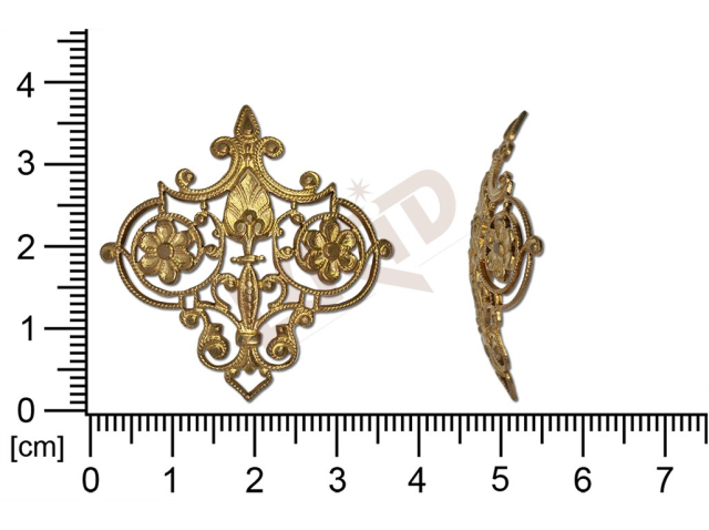 Filigree, fancy shape, other, without  loops, cut-out