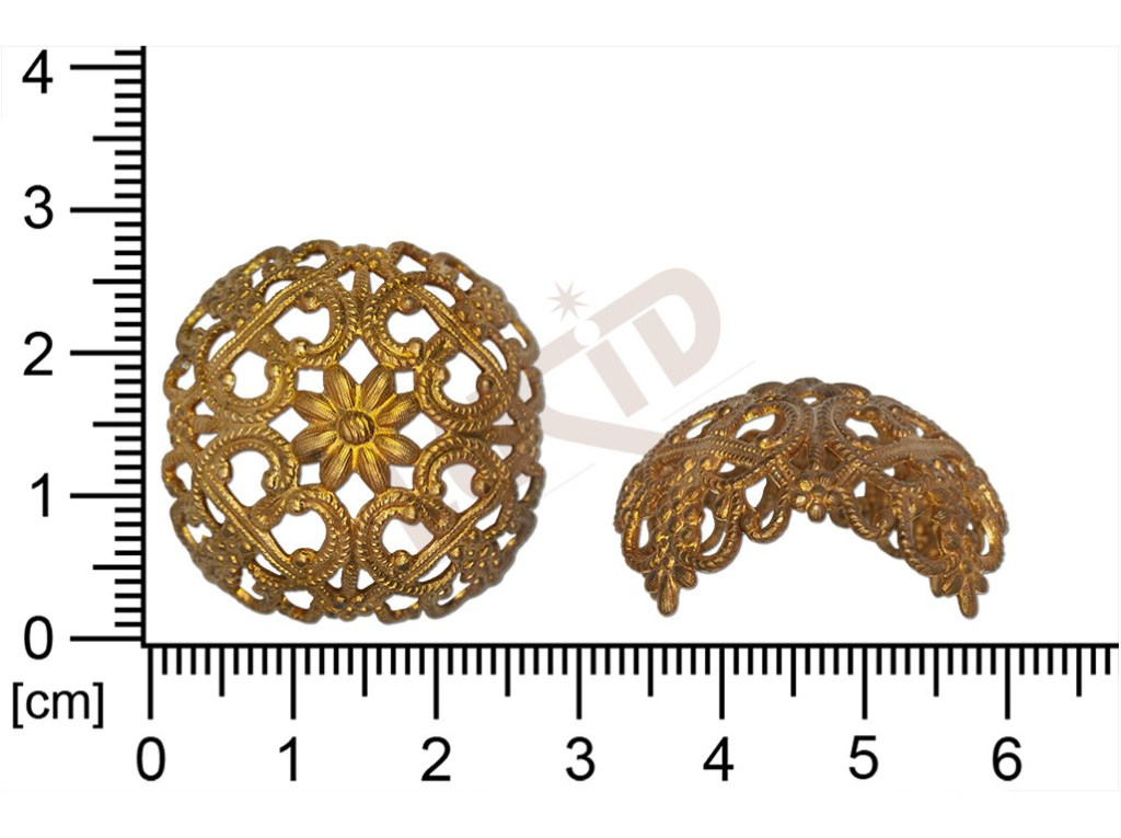 Filigree, fancy shape, round, without  loops , cut-out