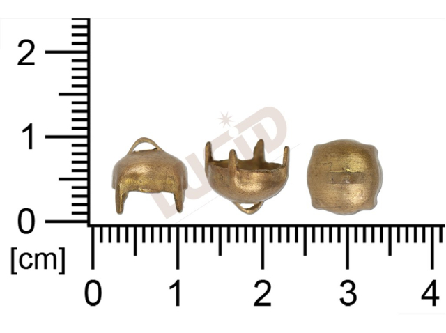 Kotlík kulatý, knoflíkový, kámen ss40.0, se dnem, s krapnami