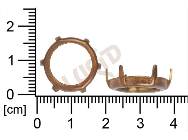 Kotlík kulatý, kámen 16.0mm, bez dna, s 6 krapnami