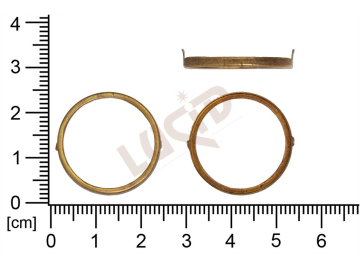 kotlík kulatý, kámen 22.0mm, bez dna, s 2 krapnami