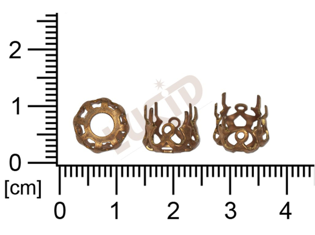 Kotlík kulatý, francouzký, kámen 36.0 mm, bez dna, s krapnami