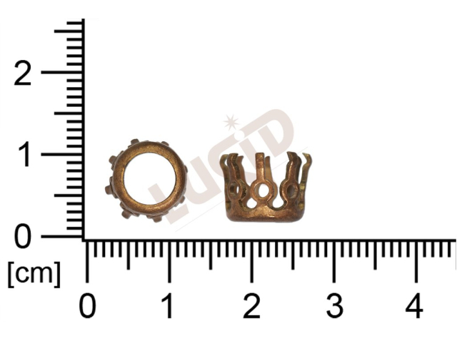 Kotlík kulatý, francouzký, kámen 40.0 mm, bez dna, s krapnami