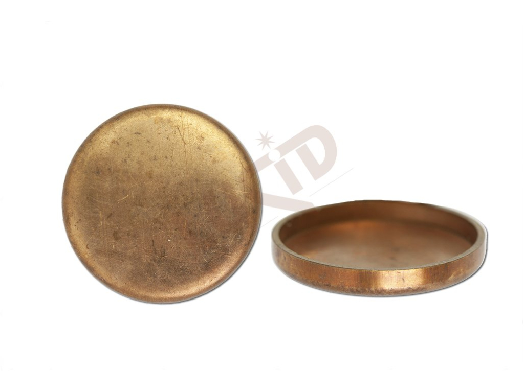 stone setting round, flat stone 18.0mm, with base, without prongs 