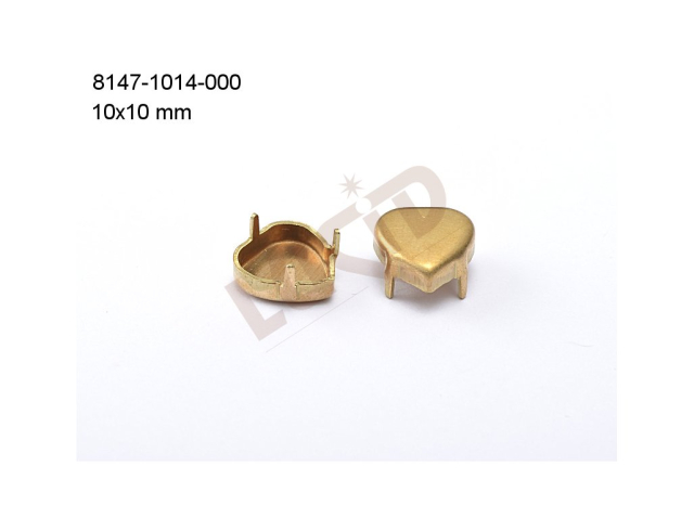 Kotlík srdce, kámen 10.0x10.0mm, se dnem, s krapnami