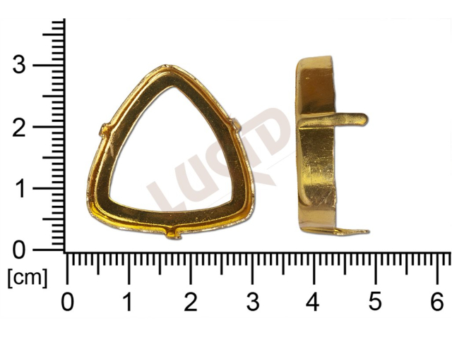 Stone setting, fancy,  Stone 28.0x28.0mm, open, with prongs