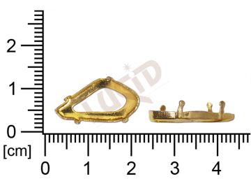 Kotlík fantazijní, kámen 20.0x10.0mm, bez dna, s krapnami