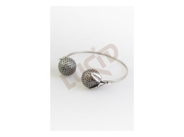 Bracelet Apples II - antique silver