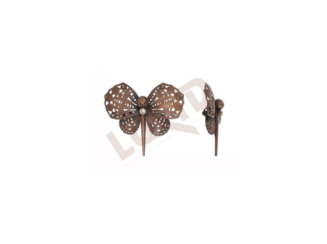 Brooche  - butterfly - antique copper