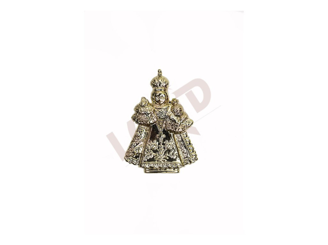 Brooche - The infant Jesus of Prague - brass