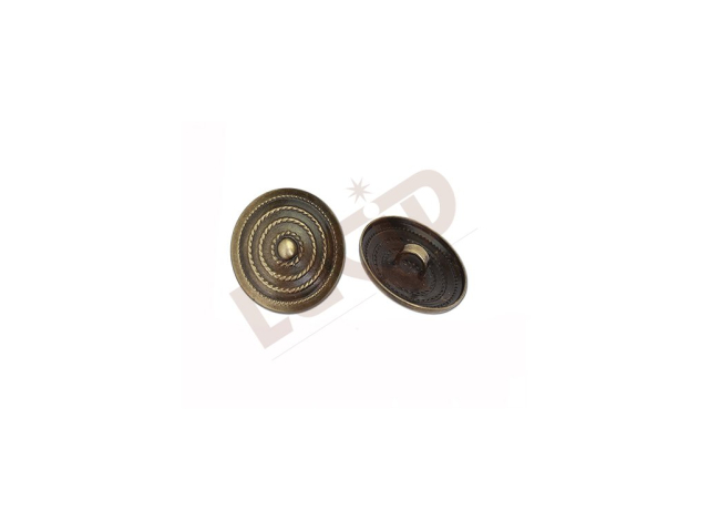 Button - antique brass